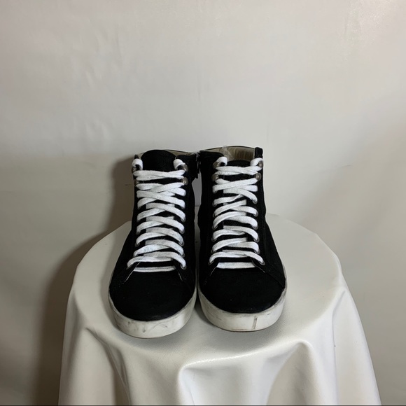 Brusque high top leather sneaker shoes sz 8.5 - Picture 2 of 6